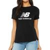 New Balance New Val ShorT Sleeve T shirT Black wT91546 Bk