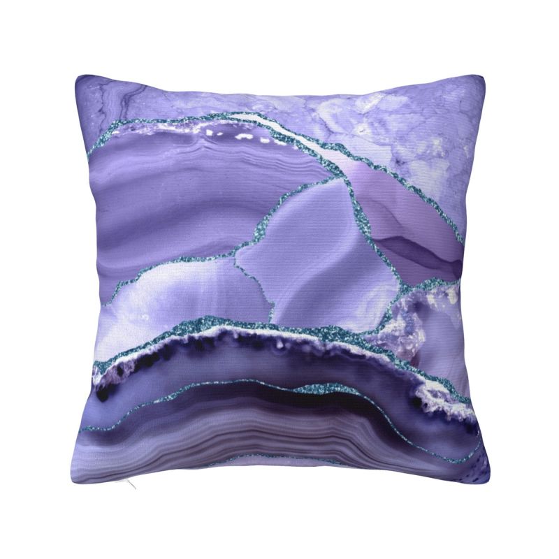 Custom Abstract Beauty Cushion Cover Xcm Marble Geometric Texture Velvet Nordic Pillow Decoration Salon