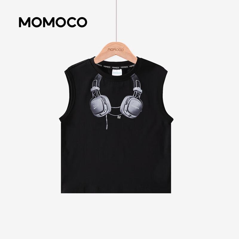 MOMOCO Boys' Trendy Casual Breathable Cotton Blend Vest