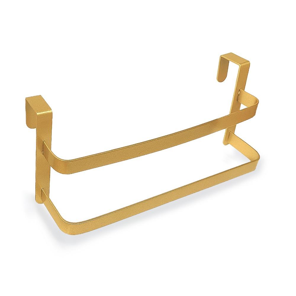 

Rust-resistant Cabinet Door Towel Rack Hanging Towel Rod Household Towel Hanger Lockers золотой