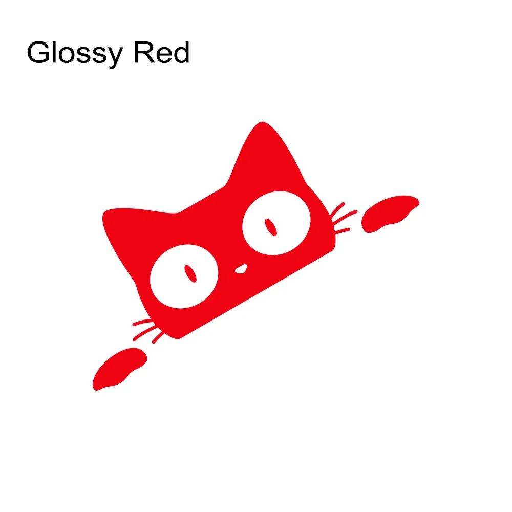 Car Sticker Motorcycle Surprise Cat Peeking Sticker Funny Vinyl Decals Waterproof Window Cute Decor Auto Accessories 12x5CM