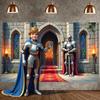 Royal Gathering Backdrop Castle Archway Medieval Event Banner Medieval Celebration Display Stone Castle Wall Royal Knight Banner