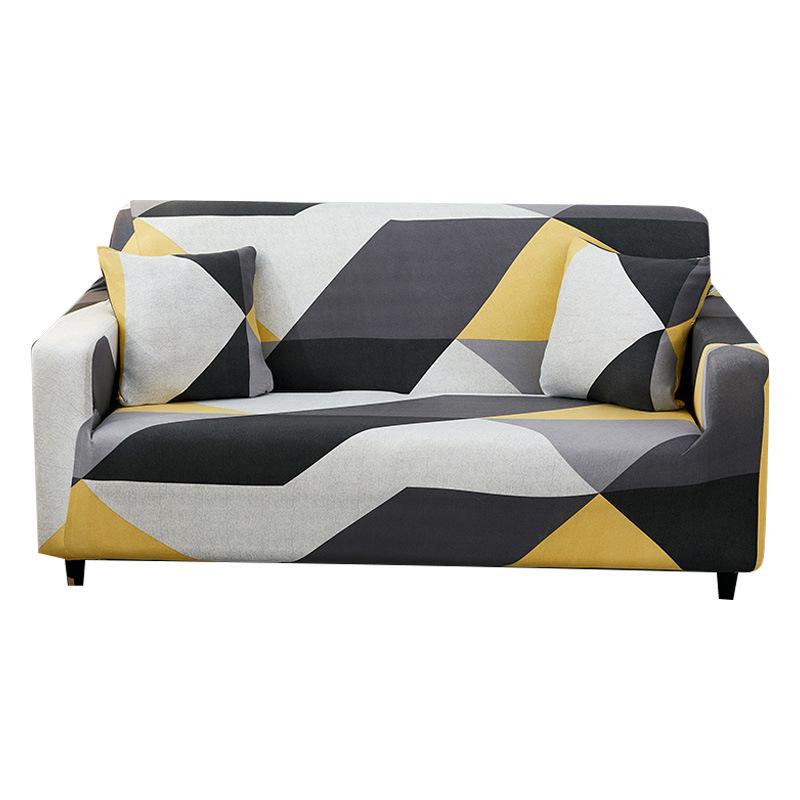 Stretch Settee Slipcover Patterned Lounge Area Household Guard Sofa Protector Having Expandable Bottom Settee Slipcovers Designed for Pets, Kids