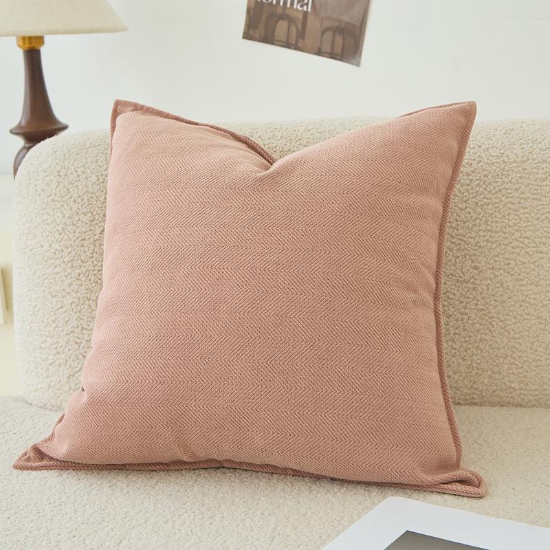 

Минималистичная наволочка из шенилла, утолщенная для поддержки поясницы - Современный стиль для дивана и автомобиля 40x40cm Cover