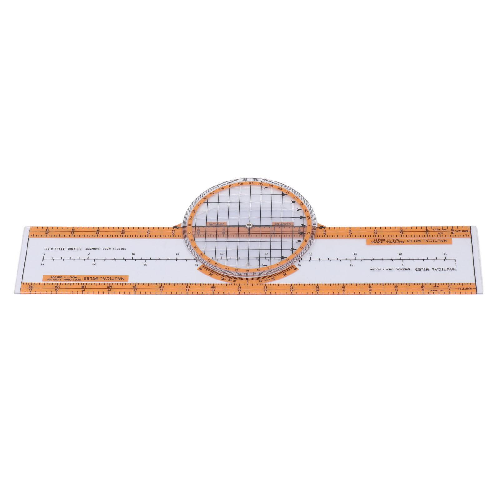 

Пластиковый авиационный летный компьютер, калькулятор с поворотным столом для обучения, оранжевый