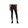 Under Armour HeatGear Solid Logo Print High Waist Compression Workout Leggings Women leggings Black 1365336-001