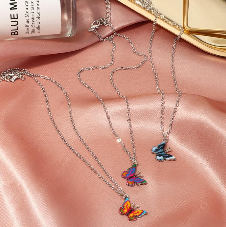 European & American Butterfly Chain Necklace - Trendy Fashion Jewelry