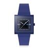 Swatch Square Bioceramic Squarely Blacklight Watch, SO34N700, Unisex/Adult