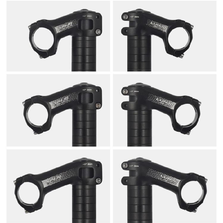 Schwarzer Downhill-Vorbau Ultraleichter Fahrradvorbau Passend für die meisten MTB-Rennrad-Falträder