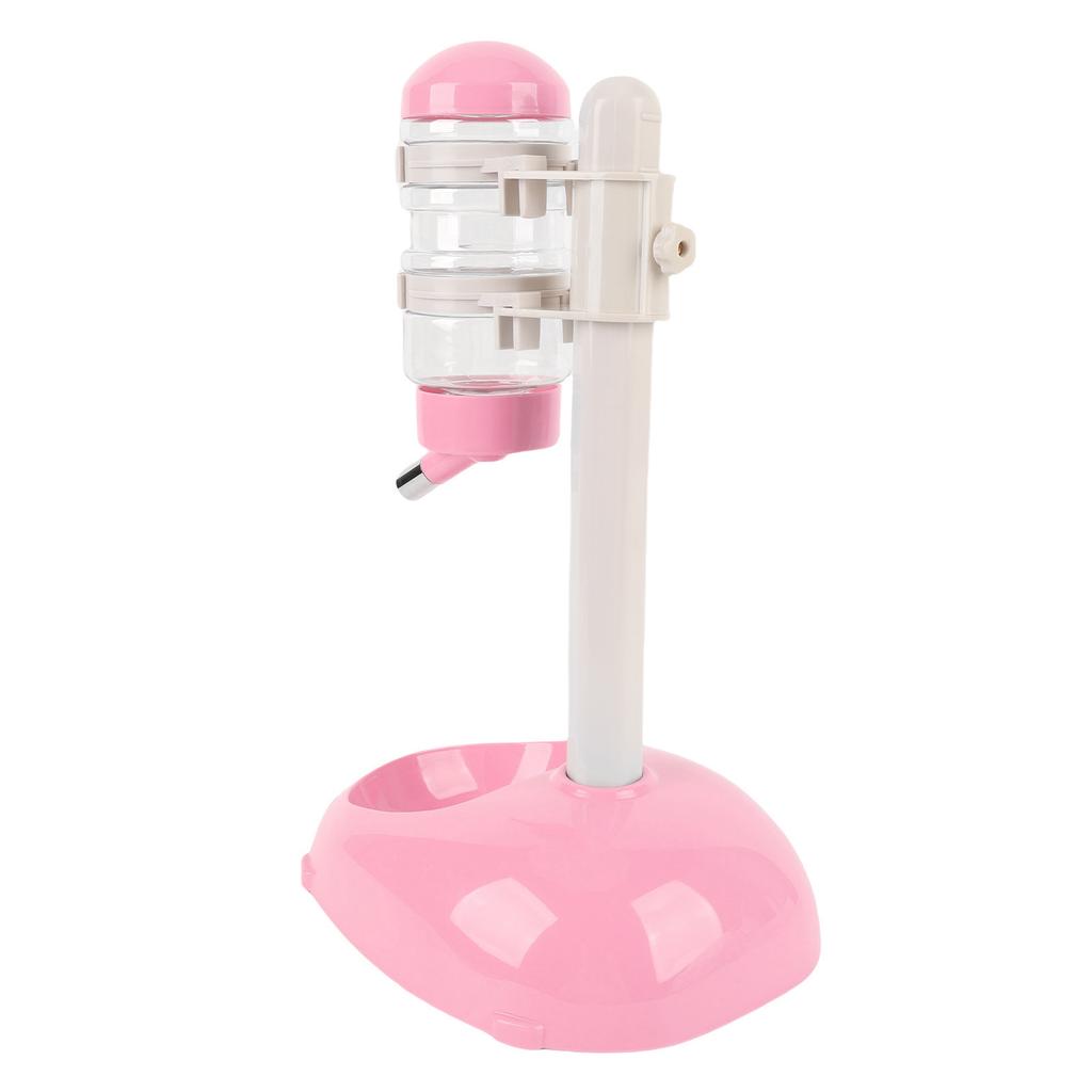 Pet Standing Water Dispenser Feeder Height Adjustable 500ml Capacity Standing Automatic Water