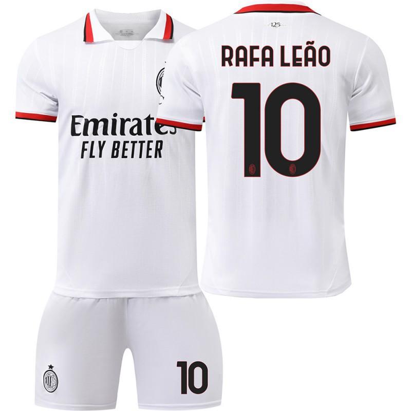 2526AC Away Football Uniform No. 9 Giroud 10 Leo Milan 11 Pulisic Jersey Set