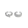 Super Flash Full Diamond Light Luxury High-End Sense Diamond-Encrusted Zir*****Pen Ring Women'S Niche Design Adjustable Ring