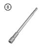 3Pcs 8mm Hex Sockets Hex Shank Magnetic Nut Sockets Driver Nut Driver 1/4" Quick Change Screwdriver Kit 150mm Length