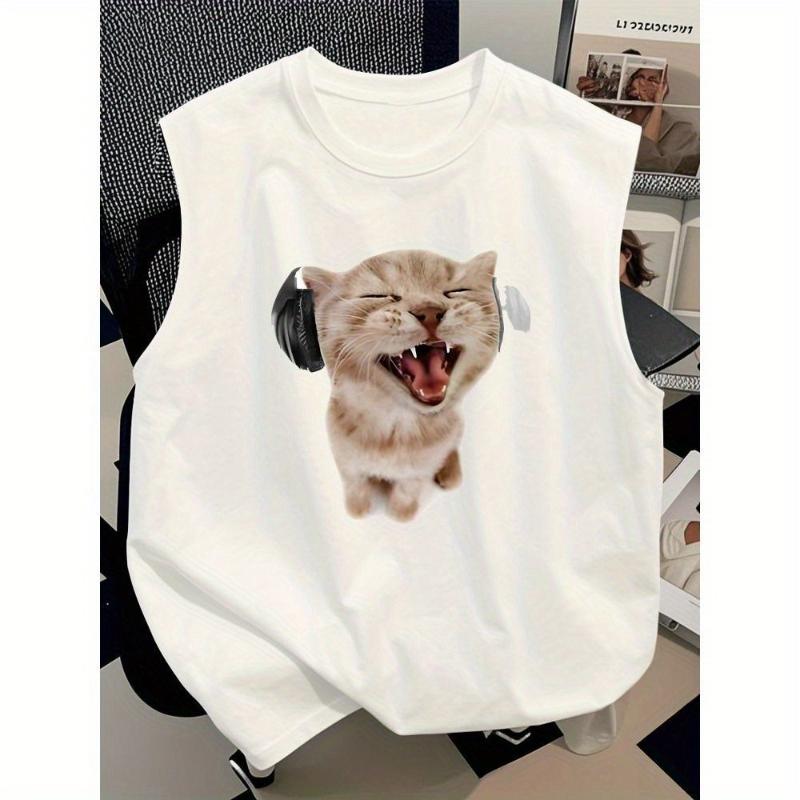 

Slim Fit Tank, Soft & Stretchable, Ideal for Casual XXL білий