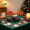 Gift for Christmas Lovers Floating Santa Magnetic Levitation Sleigh Sleigh Flying Display Magical Home Decor Claus Tabletop Home