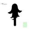 Durable Halloween Yard Signs Garden Stake, Black Cat Sign with Glow-in-the-dark Easy Installation Stakes Eyes, Waterproof Spooky Ghost Silhouette for
