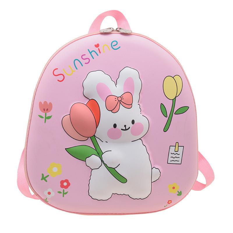 Colorful 3d Cartoon Rabbit Toddler Backpack With Eva Material For School