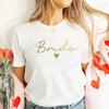 Bridal Shower Shirt for Women, Team Bride Squad Bachelorette Party Tops, Bridesmaid T-shirt, Wedding Fashion Clothes for Girls
