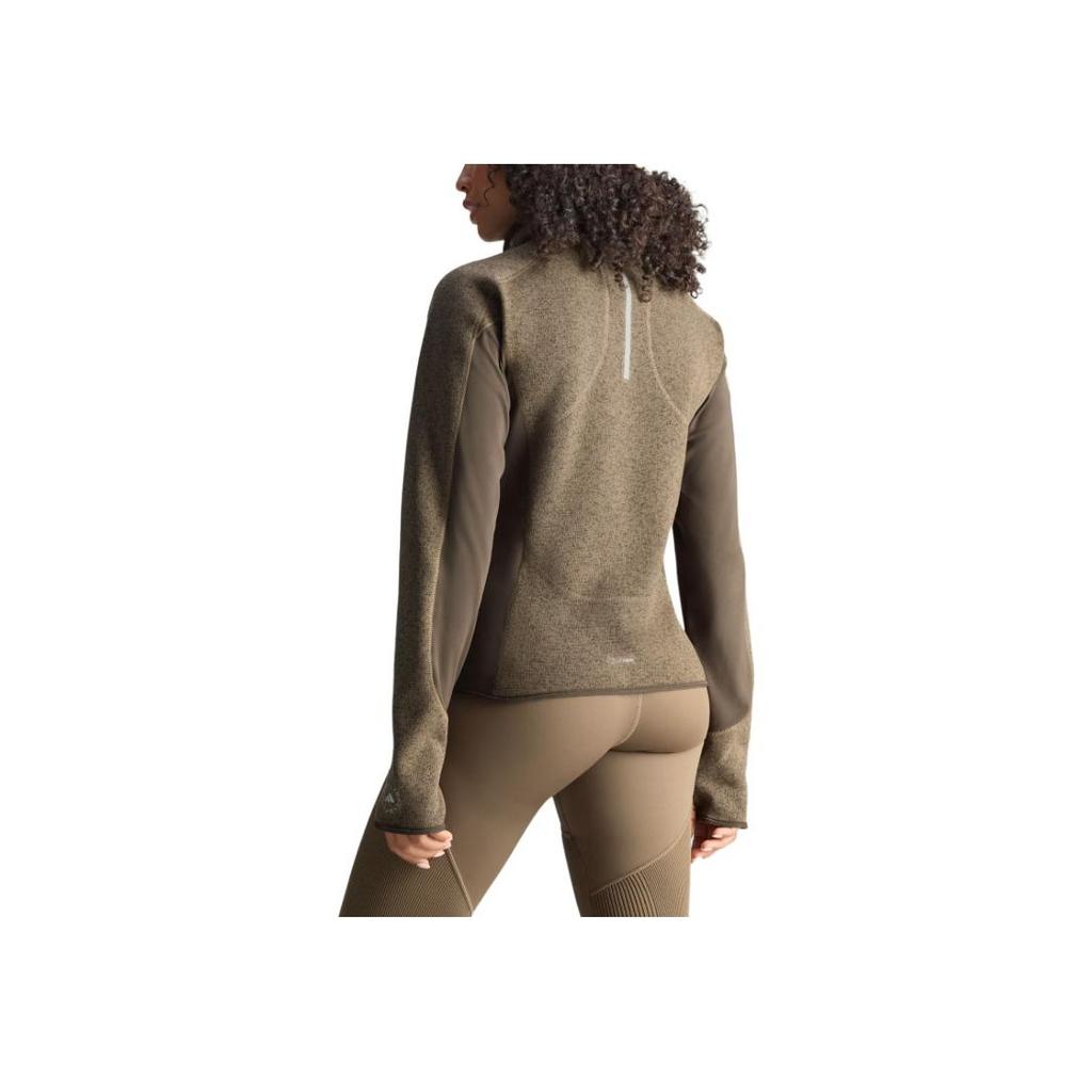 Adidas Stella McCartney FW25 Running Full-Zip Midlayer Warm Sports Casual High Neck Jacket Women Jackets JM6049
