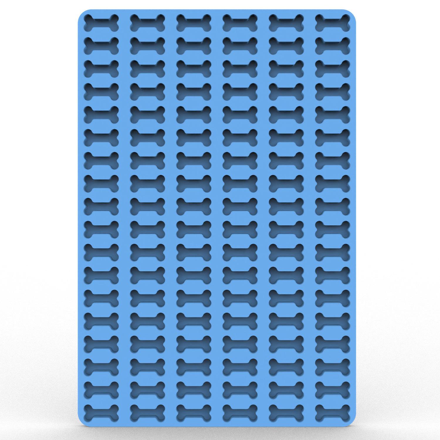 Силиконовая форма для выпечки, мини-пятиугольная форма в форме сердца, рыбная кость, собака, печенье, закуска, ледяная решетка, форма для шоколада, простая в использовании синий