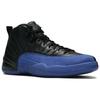 New JORDAN 12 Retro Black Game Royal 130690-014