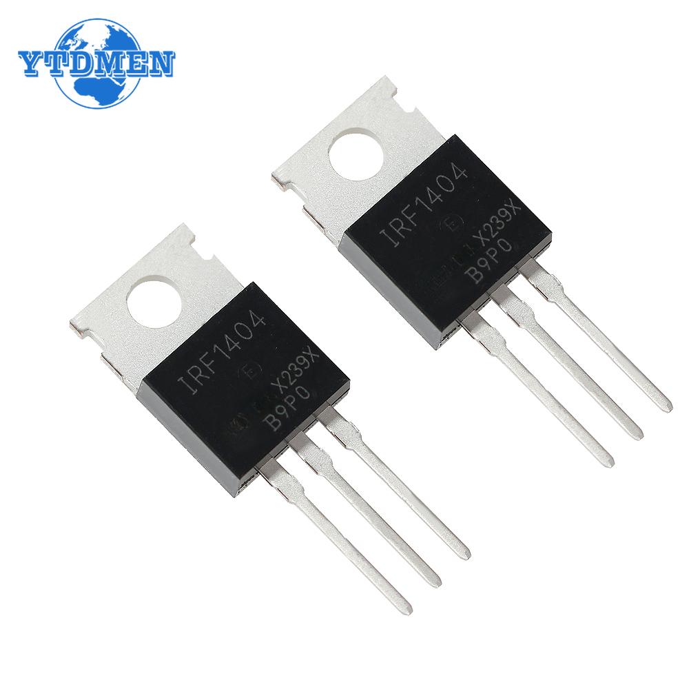 5PCS IRF1404 Mosfet Transistor IRF1404PBF TO-220 40V 202A Field Effect Transistors Kit