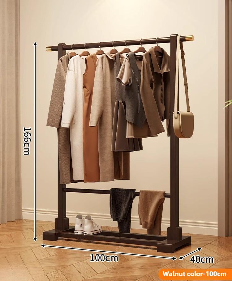 Hanging Hanger Household Floor-to-ceiling Coat Rack Bedroom Bedside At Night Clothes Artifact Rental House
