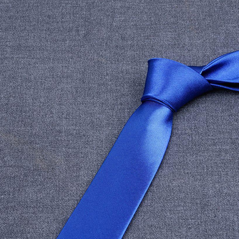8cm Jednobarevná Polyesterová Hedvábná Pánská Kravata, Více Barev k Dispozici pro Business nebo Neformální Nošení