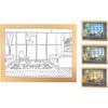 Decorative Led Light Painting USB Plug Dimming Wall Artwork Table Lamp Gift Indoor Sunlight Window Wooden Photo Night Luminous