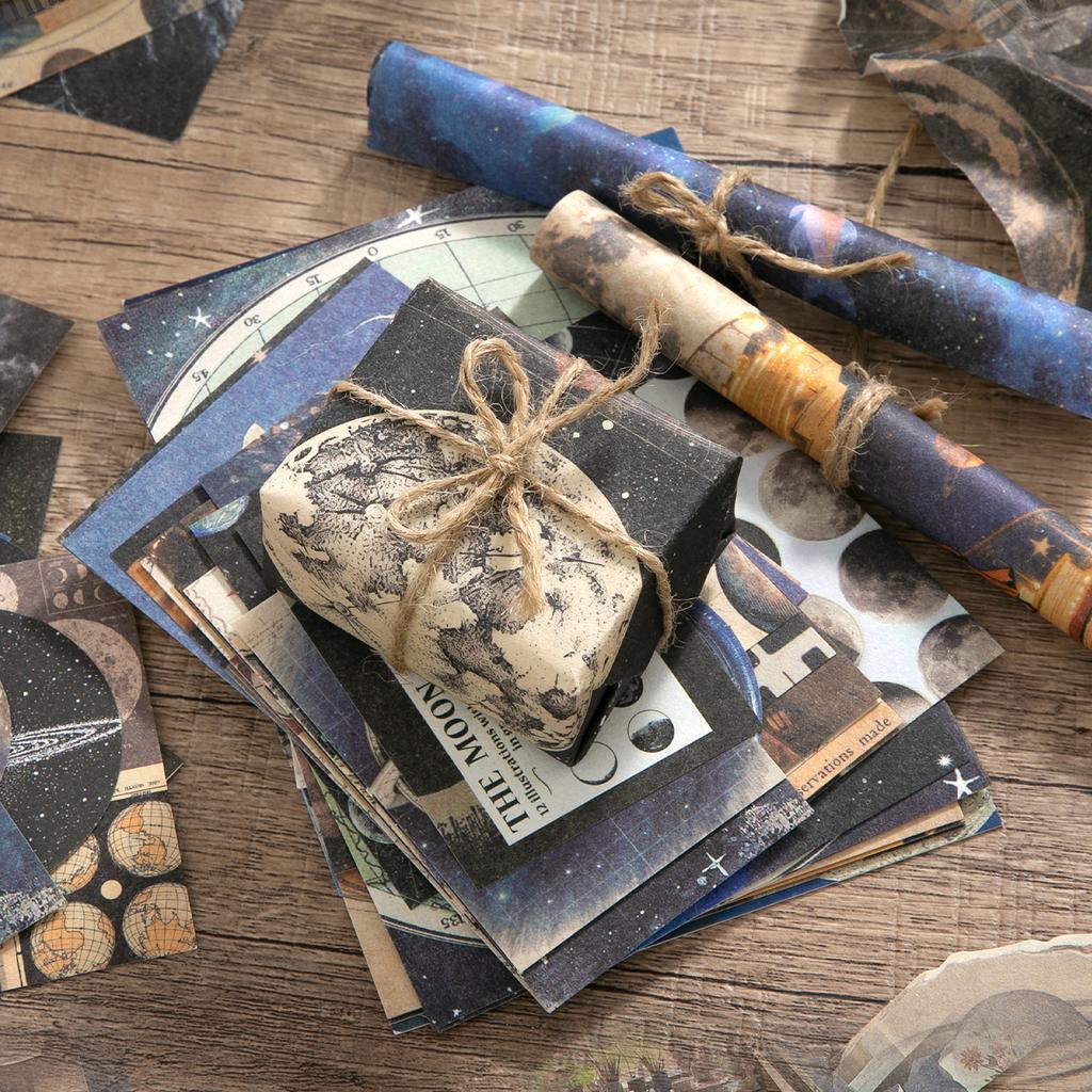 100sheets Memories of the Past 2.0 Retro Label Material Paper DIY Handmade Collage Scrapbook Aesthetics Journal Supplies