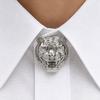 Brooch Pin, Versatile Animal-Shaped Brooch with Electroplated Surface, Lion Design Lapel Pin for Business Daily Wear