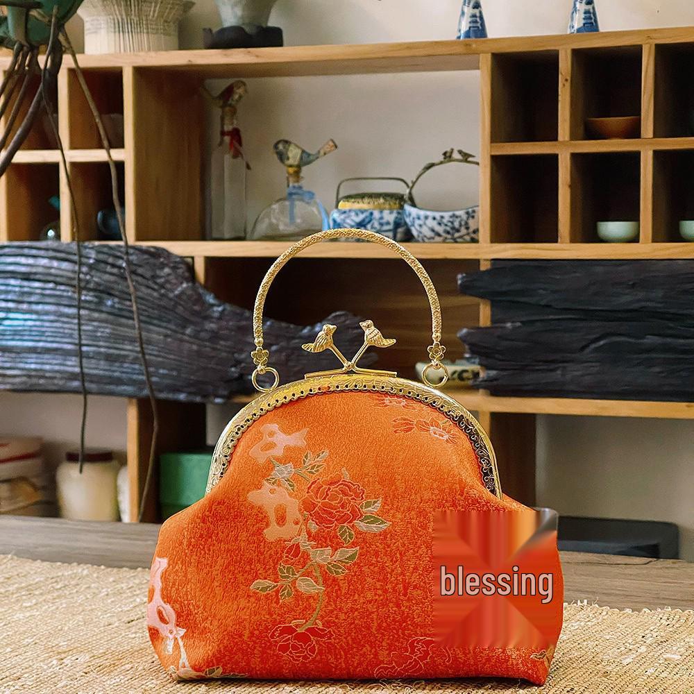 Набор для создания сумочки «Поцелуй Птички» с замком-защелкой, тканью и ручкой Default Option