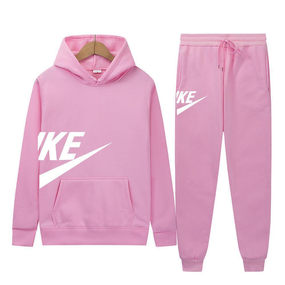 Herren Mode Hoodie Set: Herbst-Winter-Print, Lässiges Fitness-Sweatshirt im europäischen amerikanischen Stil