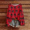 Long Sleeve Shirts For Women Printed Tees Blouses Casual Plus Size Basic Tops Pullover Casual Tunic Top Loose FitShirt