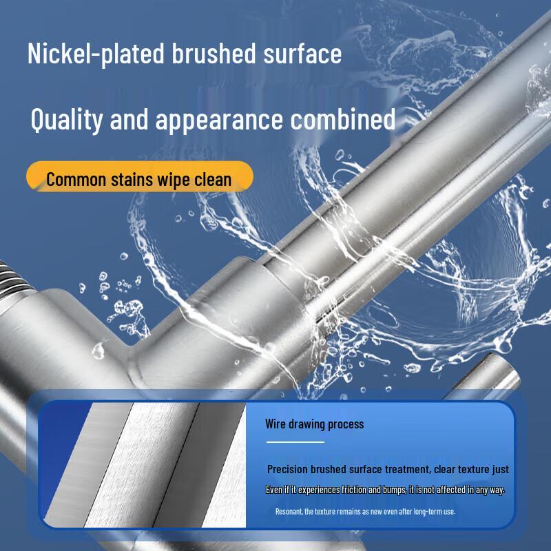 Shenzhang 304 Stainless Steel Wall-Mounted Single Cold Kitchen Faucet