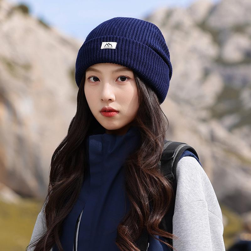 Simple and Versatile Autumn and Winter Face Showing Small Baotou Cold Hat Thickened Warm Ear Protection Woolen Hat