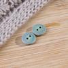 Solid Wood Shirt Button Shirt Wooden Button Children Baby Clothes Cardigan Shirt Decorative Round Buttons