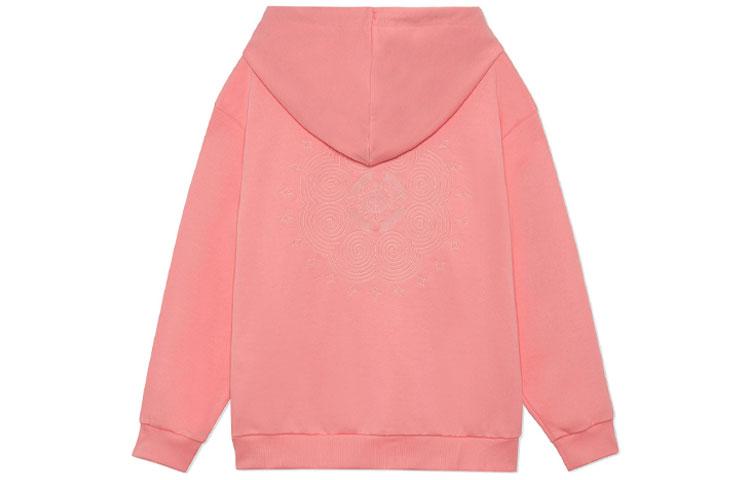 Li Ning Sweatshirts Unisex Pink Hooded Moderate Regular AWDS220-6