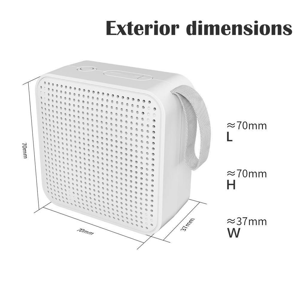 Portable Outdoor Bluetooth Speaker with FM Radio, TF Card Slot & TWS Pairing