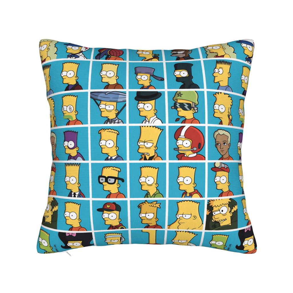 Pillow Case S-Simpsons Cartoon Characters Group Design Pillow Cover For Wedding Party Home Decor Vintage Pillowcases