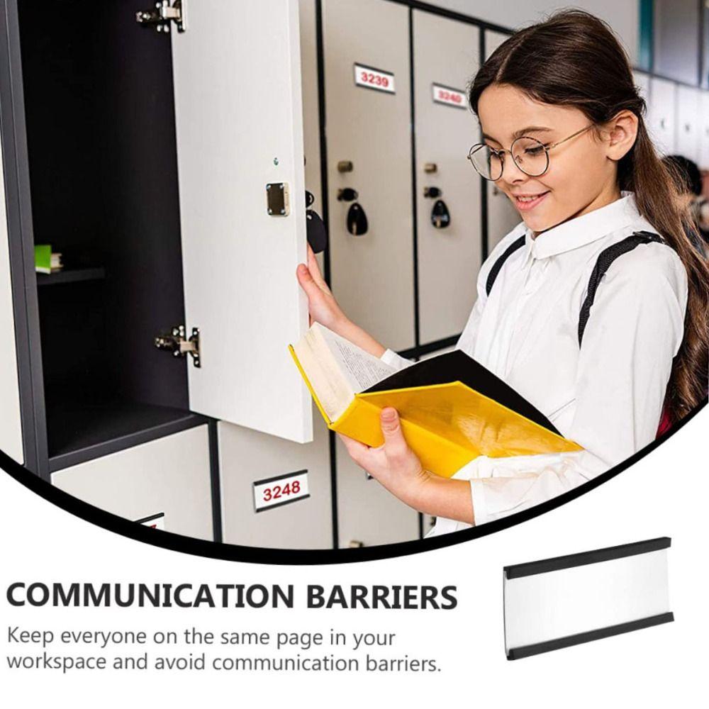 Protective Film C Channel Label Holder Strong Magnet Shelf Label Holder  Warehouse Organization