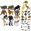 12pcs Kids Toys Small Plastic Figures Complete Sea Zoo Animal Safari Set For Learning Fun
