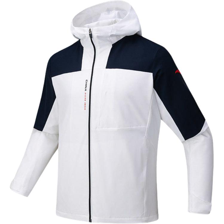

Anta Training Series Hooded Zipper Color Block Jacket Men jackets 152617620-1 4XL