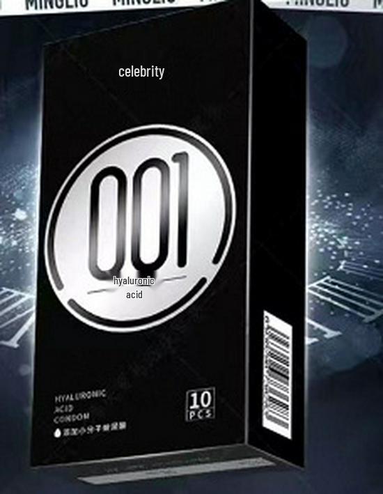 Celebrity Ultra Thin Ribbed Condoms with Hyaluronic Acid for Adult Pleasure and Family Planning