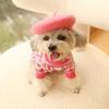Warm Dog Warmer Winter Hats Knitted Cat Dog Cap Pet Hat High Quality Dog Fleece Hat Beret  Puppy