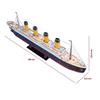 Puzzle 3d bateau - maquette titanic a construire avec led, puzzles 3d, maquettes de navires, jeux d'assemblage, 266 pièces, 4h monta