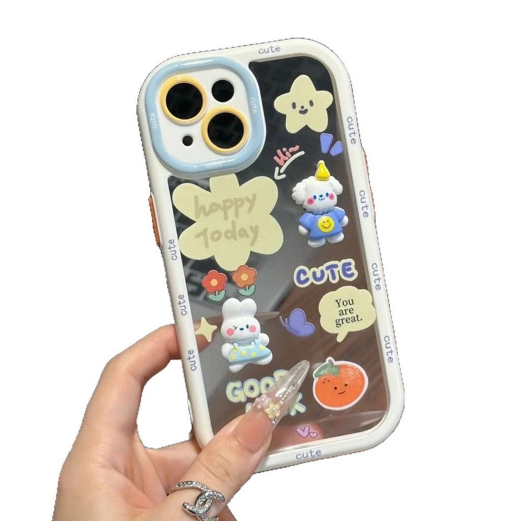 Blue Rabbit Phone Case for IPhone 16/15 Promax Cartoon 14 Anti Drop 13 Creative 12 Advanced 11