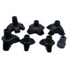 Cane Tips 6 Pillar Design Nonslip Rubber 19mm Crutch Tips with for Walking Stick Shooting Stick Crutch Tips Crutches Accessories