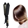 Portable Hot Comb Straightener Wide Plate Ionic Flat Iron Professional Steam Hair Straightener