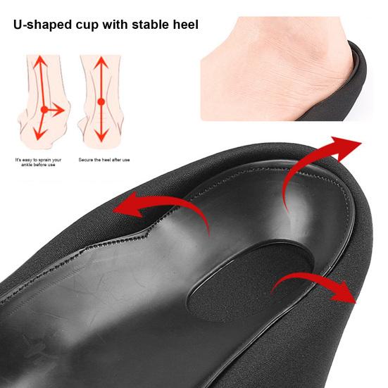 Heel Cup Protector for Men And Women Arch And Ankle Support Heel Inserts Pads for Plantar Fasciitis Achilles Tendonitis Heel Spurs Foot Pain Relief